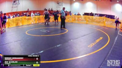 285 lbs Cons. Round 2 - Sergio Hernandez, Santiago GG vs Ray Scanlan, Tahquitz