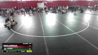 157 lbs Cons. Semi - Brady Kienbaum, Askren Wrestling Academy vs Jax Jensen, Iowa