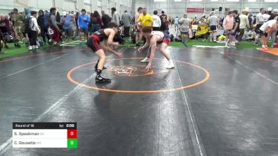 E-160 lbs Round Of 16 - Scott Speakman, OH vs Caden Gousetis, MO