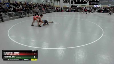 113 lbs Champ. Round 1 - Benjamin Rosen, Big Game Wrestling Club vs Parker Neu, Askren Wrestling Academy