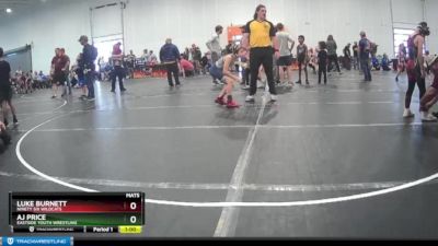 90 lbs 1st Place Match - Luke Burnett, Ninety Six Wildcats vs Aj Price, Eastside Youth Wrestling