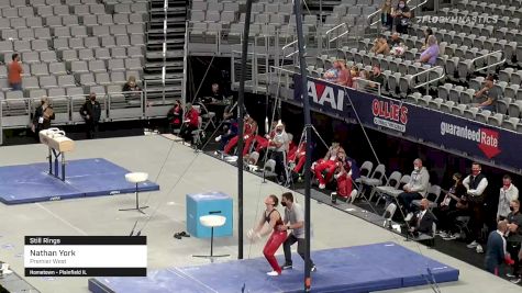 Nathan York - Still Rings, Premier West - 2021 US Championships