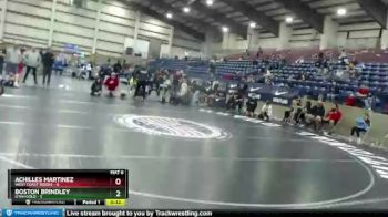 59 lbs Placement (16 Team) - Boston Brindley, Utah Gold vs ACHILLES MARTINEZ, West Coast Riders