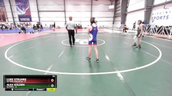 72 lbs Rd# 3 12:00pm Friday - Luke Strumke, VA Team Predator vs Alex Golden, Olympia