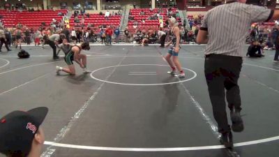 135 lbs Cons. Round 3 - Nathan Nugent, Team Lightning Wrestling Club vs Karson Davis, Iron Grapplers Wrestling Club