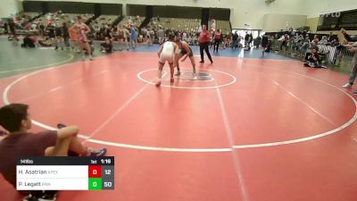 141 lbs Rr Rnd 6 - Harry Asatrian, Apex vs Paxon Legatt, Roundtree Wrestling Academy Black