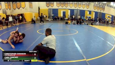 190 Blue Quarterfinal - Christopher Swanson, Lake Brantley Hs vs Chris Sanchez, South Dade