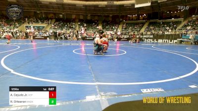 125 lbs Semifinal - Angel Cejudo Jr., Valiant Prep vs Riker OHearon, Mat Assassins