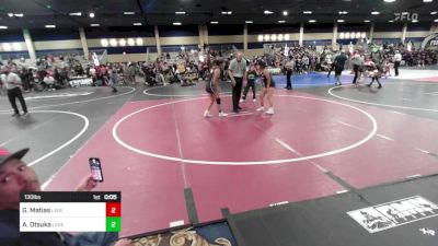 130 lbs Consi Of 32 #2 - Genesis Matias, Legends Of Gold LV vs Alea Otsuka, Legends Of Gold LV