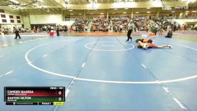 149 lbs Quarterfinal - Easton Hilton, Missouri vs Camden Baarda, Grand View (Iowa)