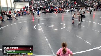 44-49 lbs Quarterfinal - Charlee Lane, BRLD vs Davee-Jo Brooks, Cobra