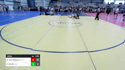 120 lbs Rr Rnd 1 - Brent Von Magnus, MetroWest United Black vs Connor Smith, PANE