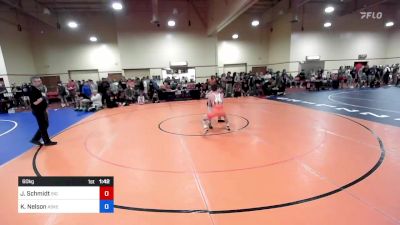 60 kg Cons 32 #1 - Jordan Schmidt, Big Game Wrestling Club vs Kyler Nelson, Askeo International Mat Club