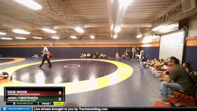 103-104 lbs Round 1 - Gage Snook, Sanderson Wrestling Academy vs Aiden Christensen, Champions Wrestling Club