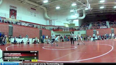 120 lbs Cons. Round 3 - Evan Cryderman, Rick Larsen Wrestling Club vs Keagan Murray, Contenders Wrestling Academy