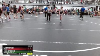 88 lbs Round 4 (6 Team) - Laz McEwen, POWA vs Nico Cassano, Revival Orange