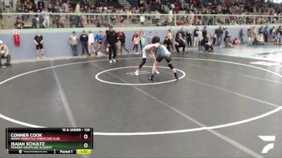 126 lbs Round 3 - Conner Cook, Nikiski Freestyle Wrestling Club vs Isaiah Schultz, Pioneer Grappling Academy