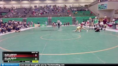 120 lbs Semis & 3rd Wb (16 Team) - Alex LeRoux, West Forsyth vs Rylan Ibold, Buford HS