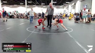 80 lbs Round 2 (8 Team) - Caleb Hodo, Warhawks vs Jack Brandt, Cordoba Trained