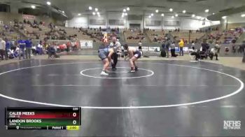 220 lbs Semis & 1st Wb (8 Team) - Caleb Meeks, Page vs Landon Brooks, Gibbs