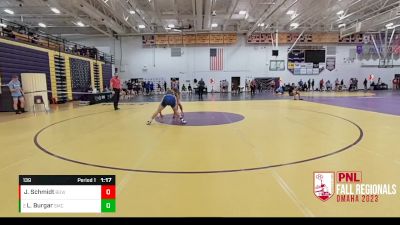 139 lbs Round 2 - Luke Burgar, Spartan Mat Club vs Jordan Schmidt, Big Game Wrestling Club