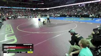 D3-113 lbs Quarterfinal - Jaxon Bogacz, Bonduel vs Kaleb Lodahl, Cadott