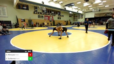 116 lbs Consi Of 16 #2 - Dominic Marquez, Paso Robles vs Ethan Guillermo, Palm Desert