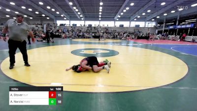 112 lbs Rr Rnd 2 - AJ Stover, Elite NJ MS Black vs Andy Narzisi, Pursuit Wrestling Academy