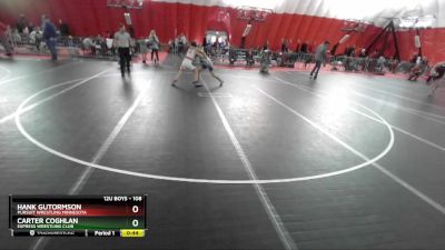 108 lbs Quarterfinal - Carter Coghlan, Express Wrestling Club vs Hank Gutormson, Pursuit Wrestling Minnesota