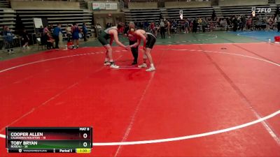 235 lbs Quarterfinal - Toby Bryan, Roseau vs Cooper Allen, Caledonia/Houston