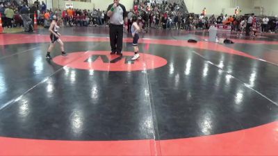 45 lbs Round 2 - Roman Graham, Zimmerman Wrestling Club vs Miles Wichman, No Nonsense