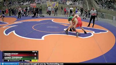 145 lbs Semifinal - Kainen Zimmerman, Pendleton Wrestling Club vs Mason Stucky, Mat Sense