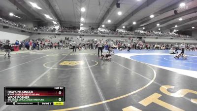 60 lbs Champ. Round 1 - Hawkins Singer, Rogue Warrior Wrestling-AAA vs Wade Posner, Oak Grove Little League Wrestling Club-AAA