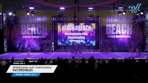 Pennsylvania Elite Cheerleading - Incredibles [2024 L3 Junior - D2 - B Day 2] 2024 ACDA Reach the Beach Cheer Grand Nationals