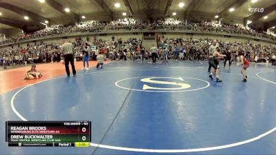 90 lbs Champ. Round 1 - Reagan Brooks, Warrensburg Elite Wrestling-AA vs Drew Buckwalter, Team Central Wrestling Club-AAA