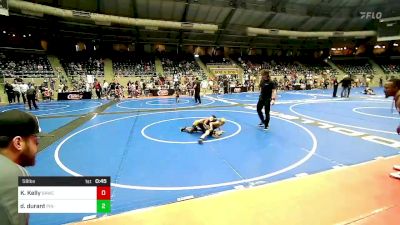 58 lbs Final - Kaleb Kelly, Broken Arrow Wrestling Club vs Dash Durant, Pin-King All Stars