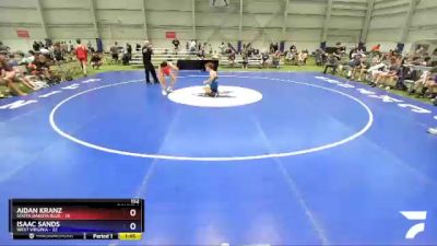 152 lbs Round 1 (8 Team) - Aidan Kranz, South Dakota Blue vs Isaac Sands, West Virginia