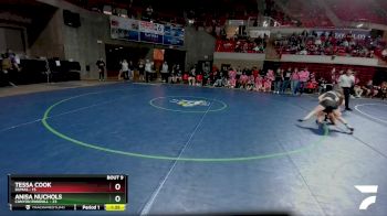 114 lbs Round 3 (8 Team) - Tessa Cook, Dumas vs Anisa Nuchols, Canyon Randall