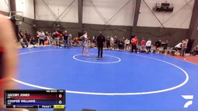 132 lbs Champ. Round 2 - Jacoby Jones, OR vs Cooper Williams, WA