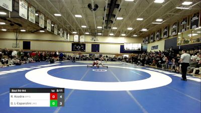 141 lbs Semifinal - Ryan Kozdra, Springfield vs Gabriel Leo-Esparolini, Johnson & Wales