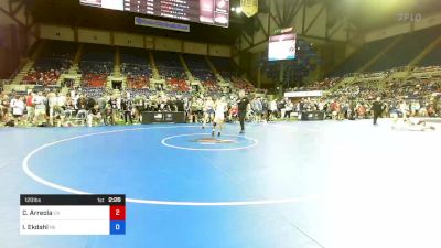 120 lbs Rnd Of 128 - Carlo Arreola, California vs Isaac Ekdahl, Nebraska