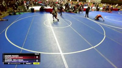 113 lbs 3rd Place Match - Xavier Manzo, Canyon Springs High School Wrestling vs Gabriel Dela Rosa, Monterey Peninsula Wrestling Club