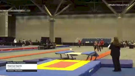 Kseniya Vapnik - Double Mini Trampoline, Tornado Sport Club - 2021 USA Gymnastics Championships