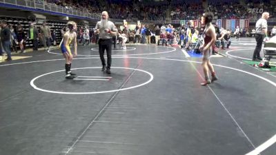 95 lbs Round Of 64 - Hunter Miller, Ridgway vs Tristan Snyder, Greater Latrobe