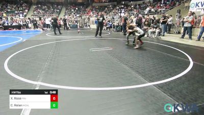 Round Of 16 - Xavier Rose, Pin-King All Stars vs Creed Rolan, Mcalester Youth Wrestling