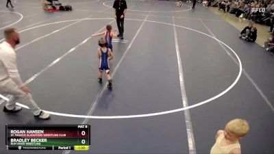 Cons. Round 3 - Bradley Becker, Rum River Wrestling vs Rogan Hansen, St. Francis Gladiators Wrestling Club