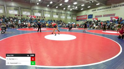 162 lbs Consi Of 16 #2 - Francisco Cortez, Mc Lane vs Owen Hammell, Righetti