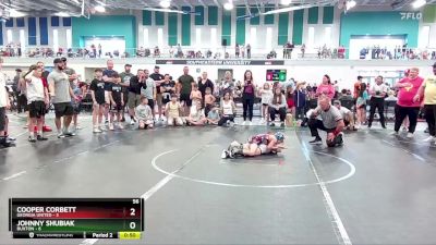 56 lbs Finals (8 Team) - Johnny Shubiak, Buxton vs Cooper Corbett, Georgia United