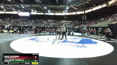 2A 285 lbs Quarterfinal - Emmanuel Carrillo, Aberdeen vs Isaac Goodwin, Clearwater Valley