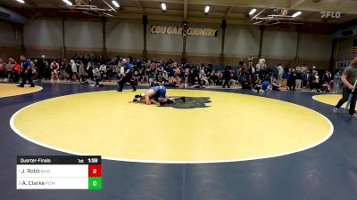 223 lbs Quarterfinal - Jersey Robb, Bixby (OK) vs Achilles Clarke, Pitman